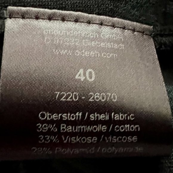 Odeeh Leopard Pattern Green with Black Spots Velvety Soft Sleeveless Top Size 40 - Picture 5 of 5